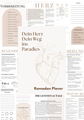 RAMADAN Planer Dein Herz, Dein Weg ins Paradies 2026 edition RAMADAN Planer Dein Herz, Dein Weg ins Paradies 2026 edition