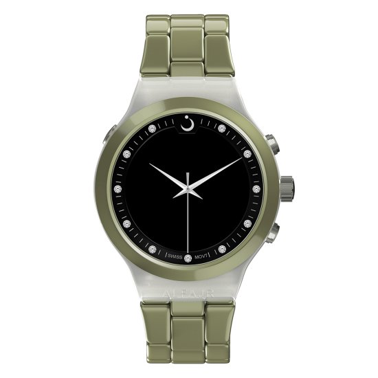 (Bild für) ALFAJR Armbanduhr, Elegant-model ALU edition green