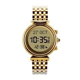 ALFAJR, Damen Armbanduhr, Edles Edelstahlarmband, GOLDFARBIG
