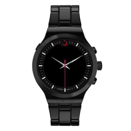 (Bild für) ALFAJR Armbanduhr, Elegant-model ALU edition black