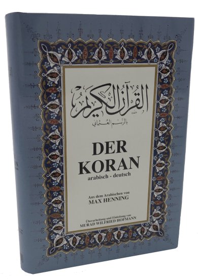 (Bild für) Der KORAN, Übers. Max Henning/Murad Hofmann, Arab./Dtsch., A5