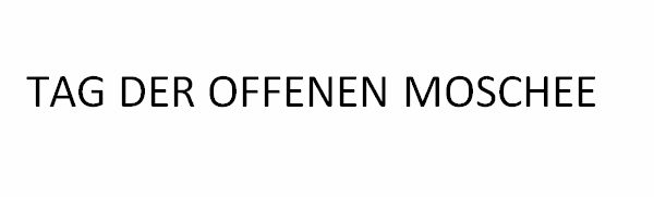 (Bild für) Banner TAG DER OFFENEN MOSCHEE klein